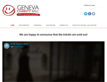 Tablet Screenshot of genevacharityball.com